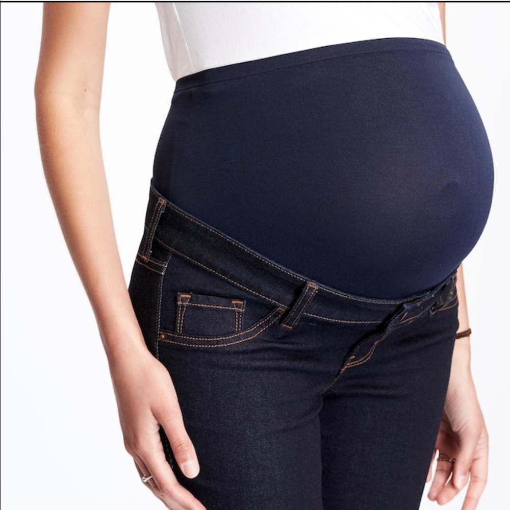 Maternity Premium Full-Panel Rockstar Jeans